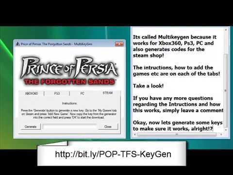 Key generator for prince of persia the forgotten sands download